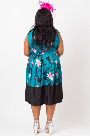 Printed Midi Dress