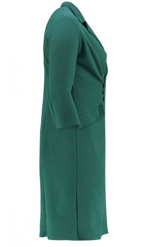 BLAZER TUXEDO DRESS (GREEN)