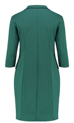 BLAZER TUXEDO DRESS (GREEN)