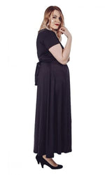 V- Neck Maxi Dress