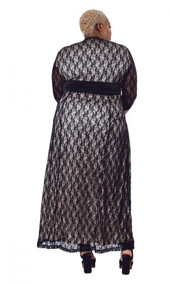 Formal Lace Maxi Dress