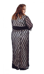 Formal Lace Maxi Dress