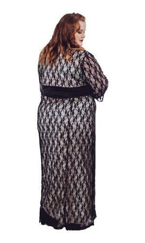 Formal Lace Maxi Dress
