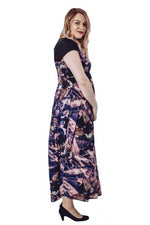 Floral Side Slit Maxi Dress